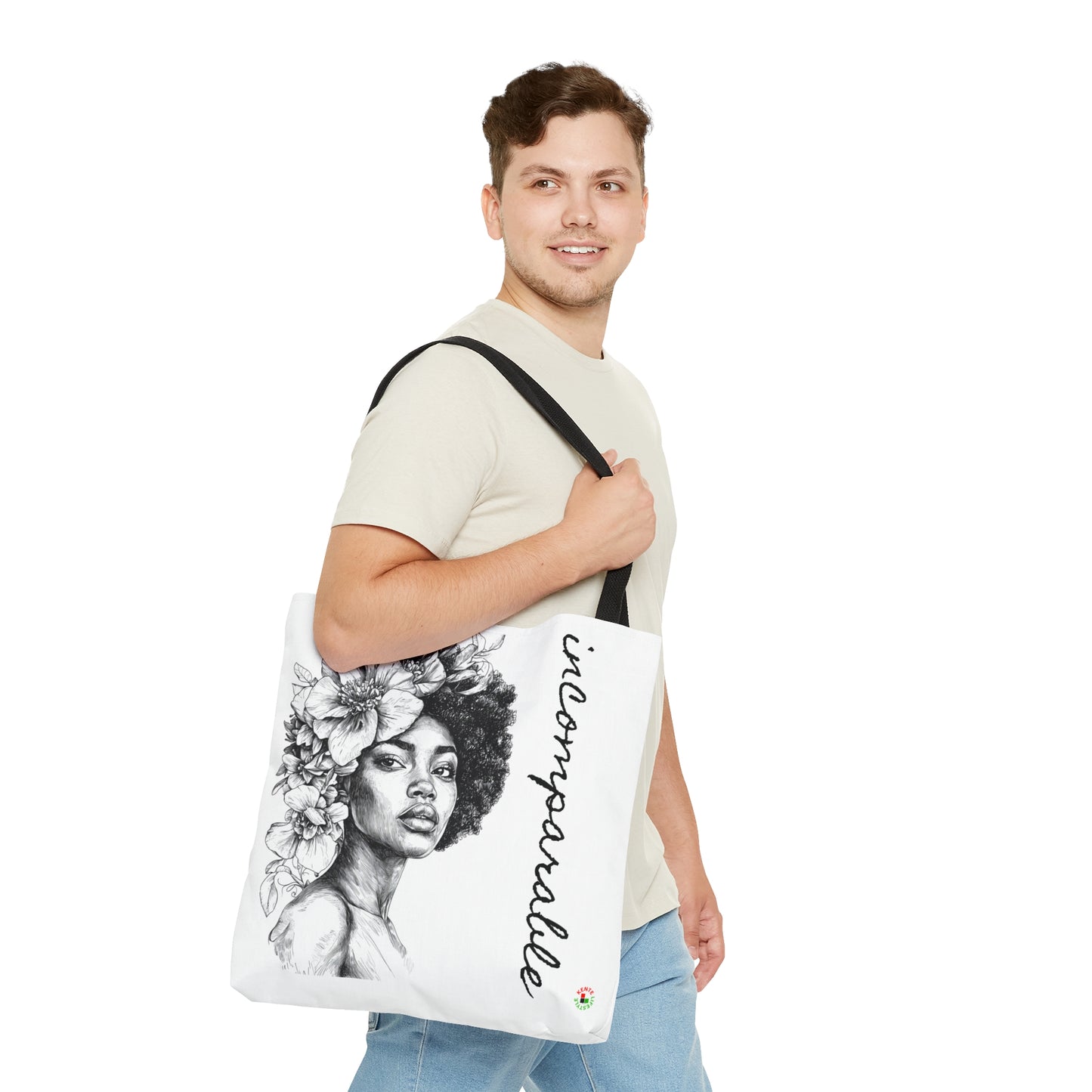 "Incomparable" Tote Bag | Bold & Stylish | Kente Lifestyle Apparel