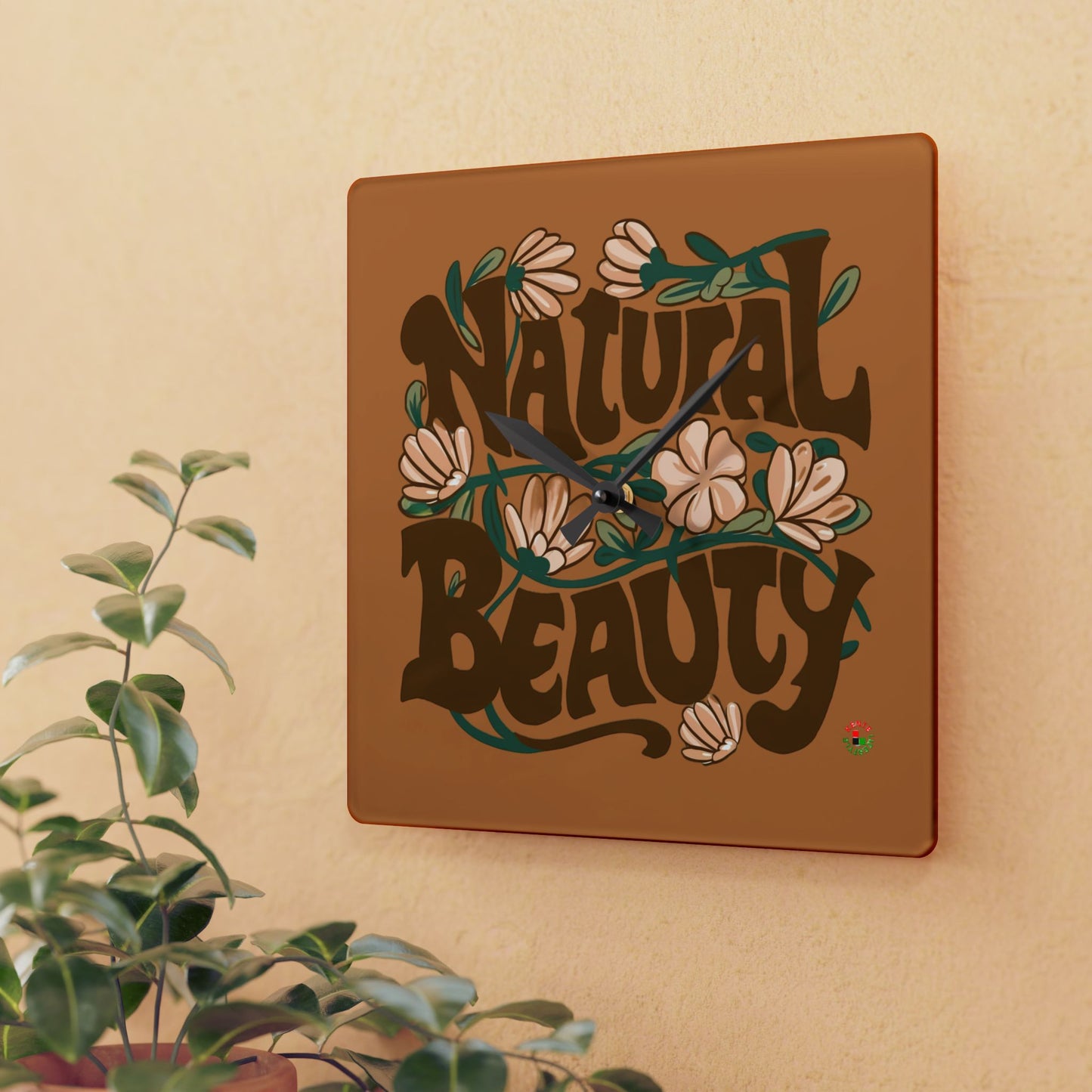 Natural Beauty 2.0 -- Acrylic Wall Clock