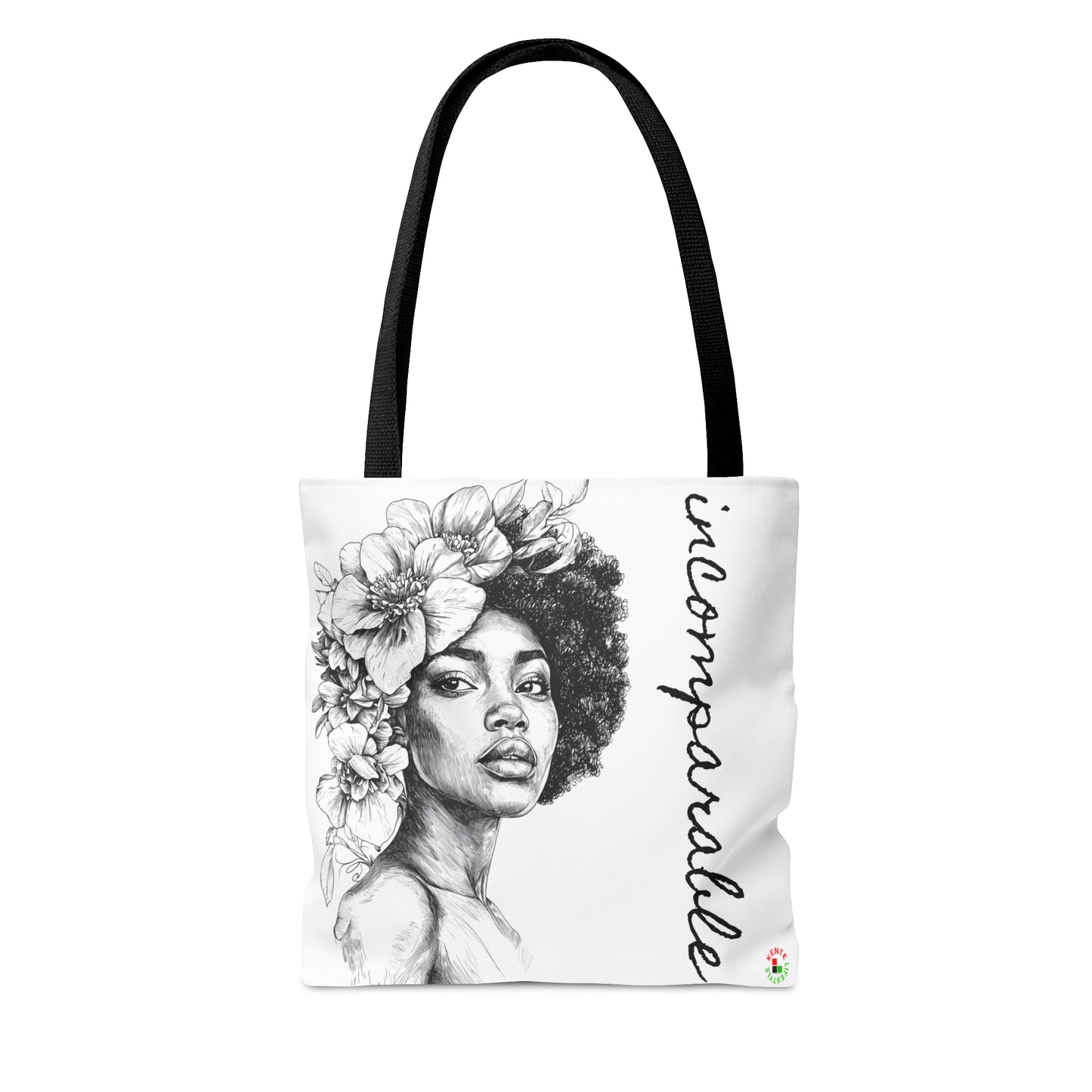 "Incomparable" Tote Bag | Bold & Stylish | Kente Lifestyle Apparel