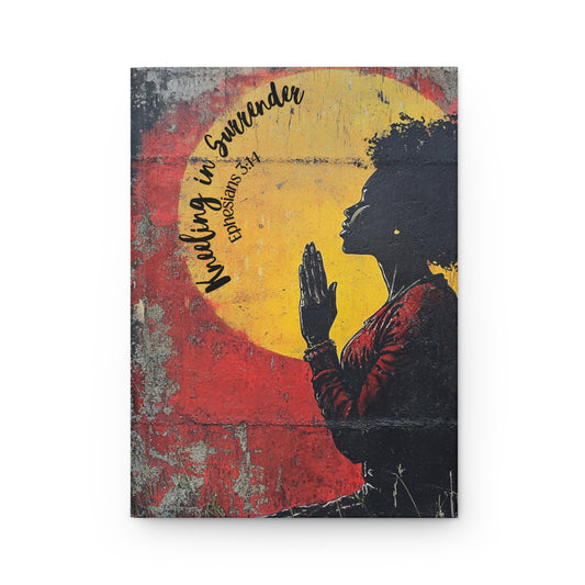 Kneeling In Surrender Hardcover Journal - Inspirational Writing Notebook