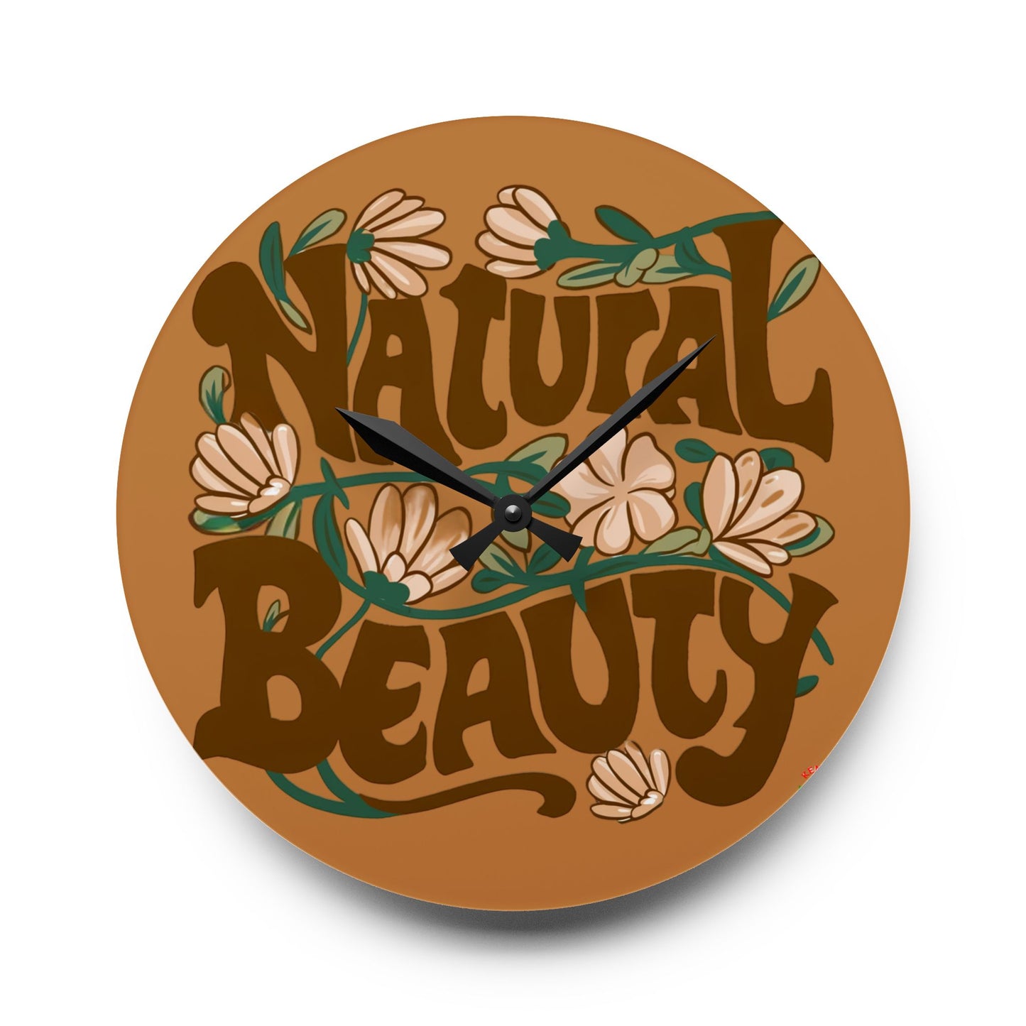 Natural Beauty 2.0 -- Acrylic Wall Clock