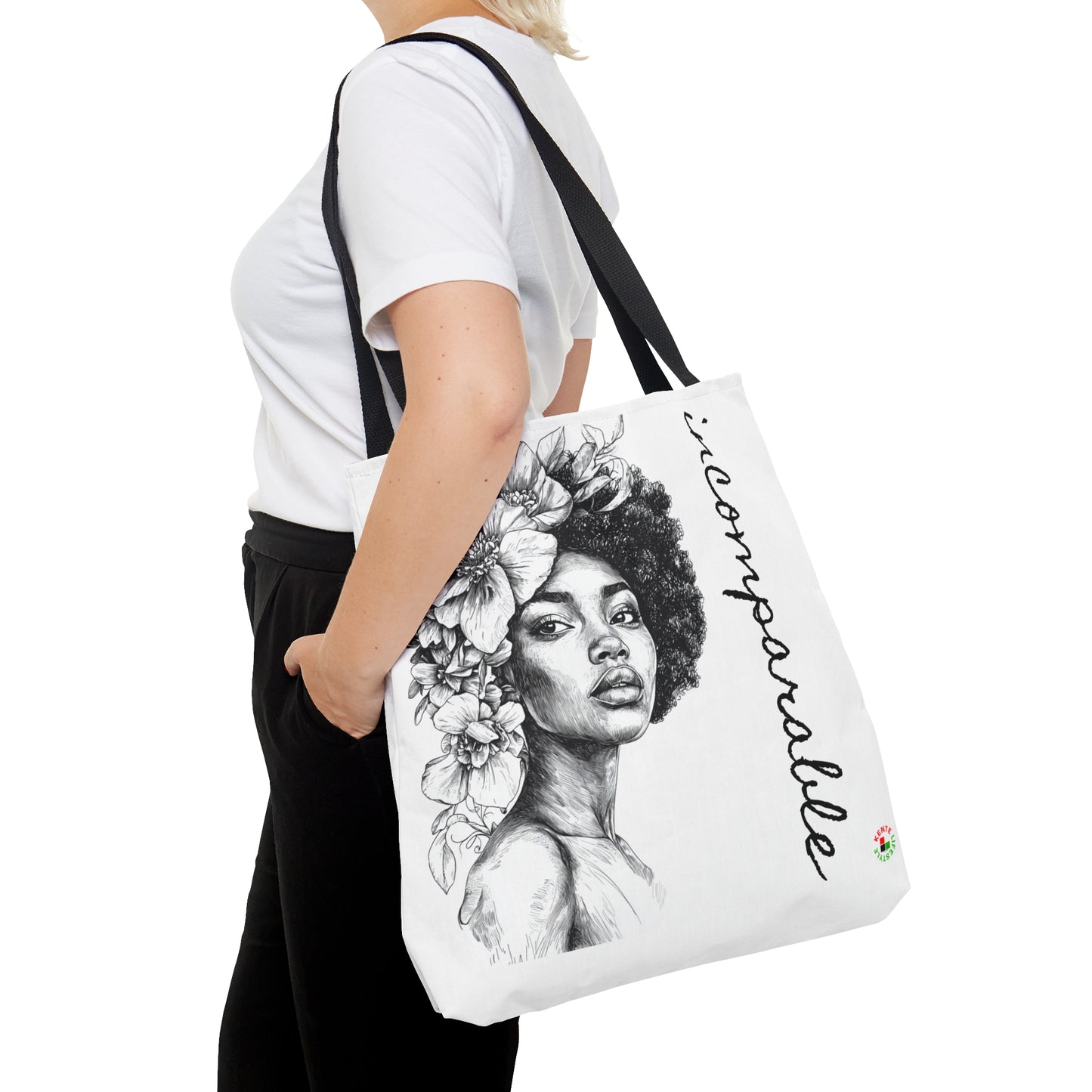 "Incomparable" Tote Bag | Bold & Stylish | Kente Lifestyle Apparel