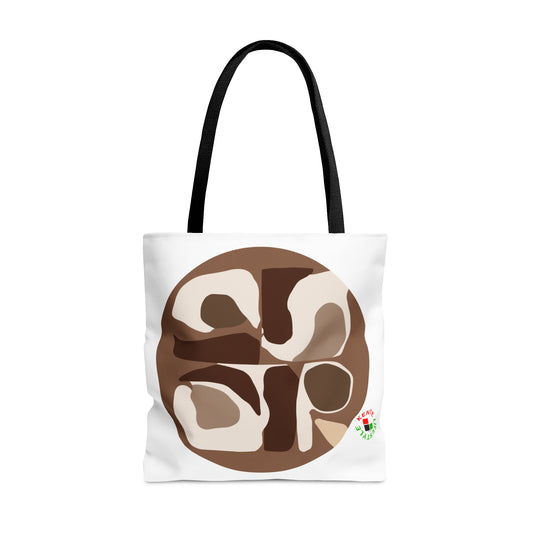 "Around Brown" -- Tote Bag