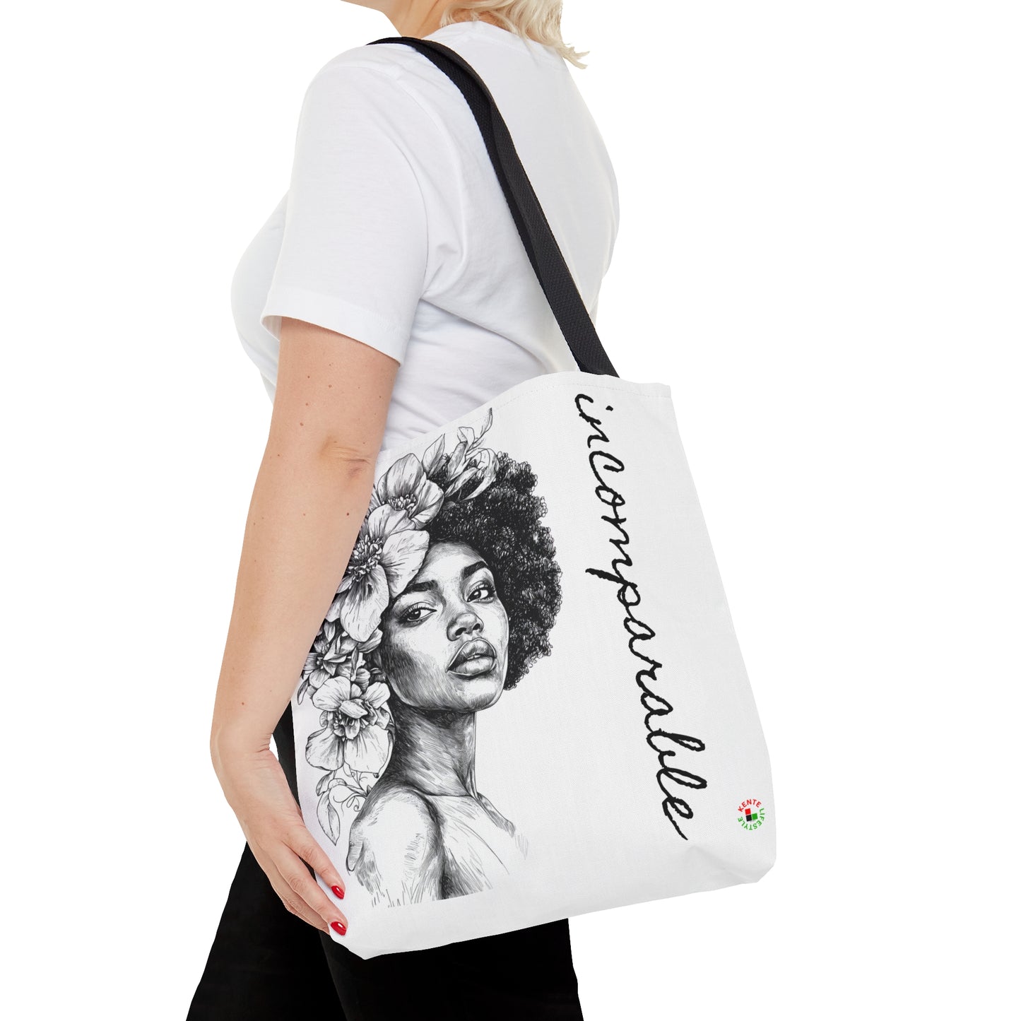 "Incomparable" Tote Bag | Bold & Stylish | Kente Lifestyle Apparel